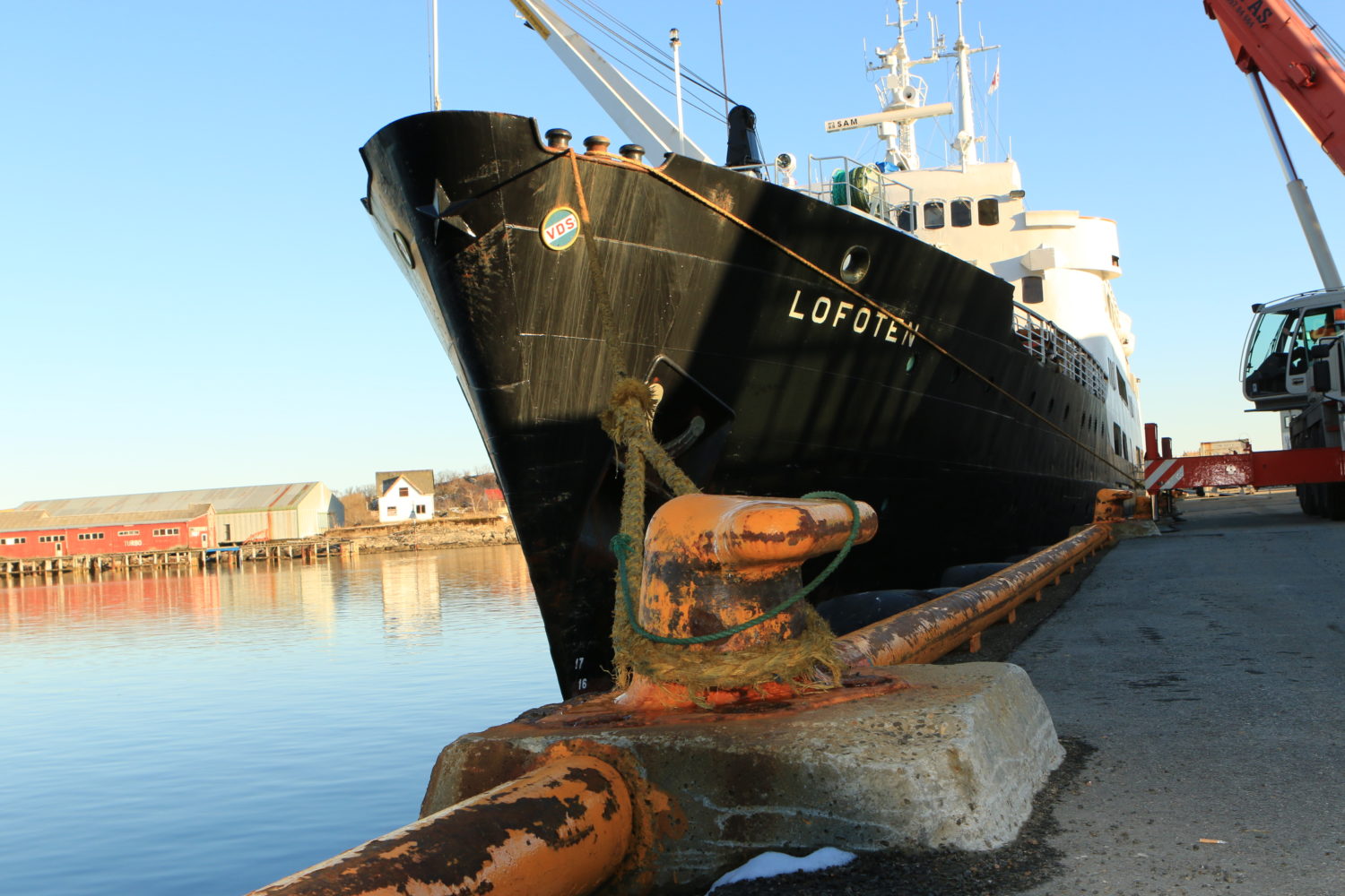 MS Lofoten in Svolvær, Lofoten ©HorstReitz