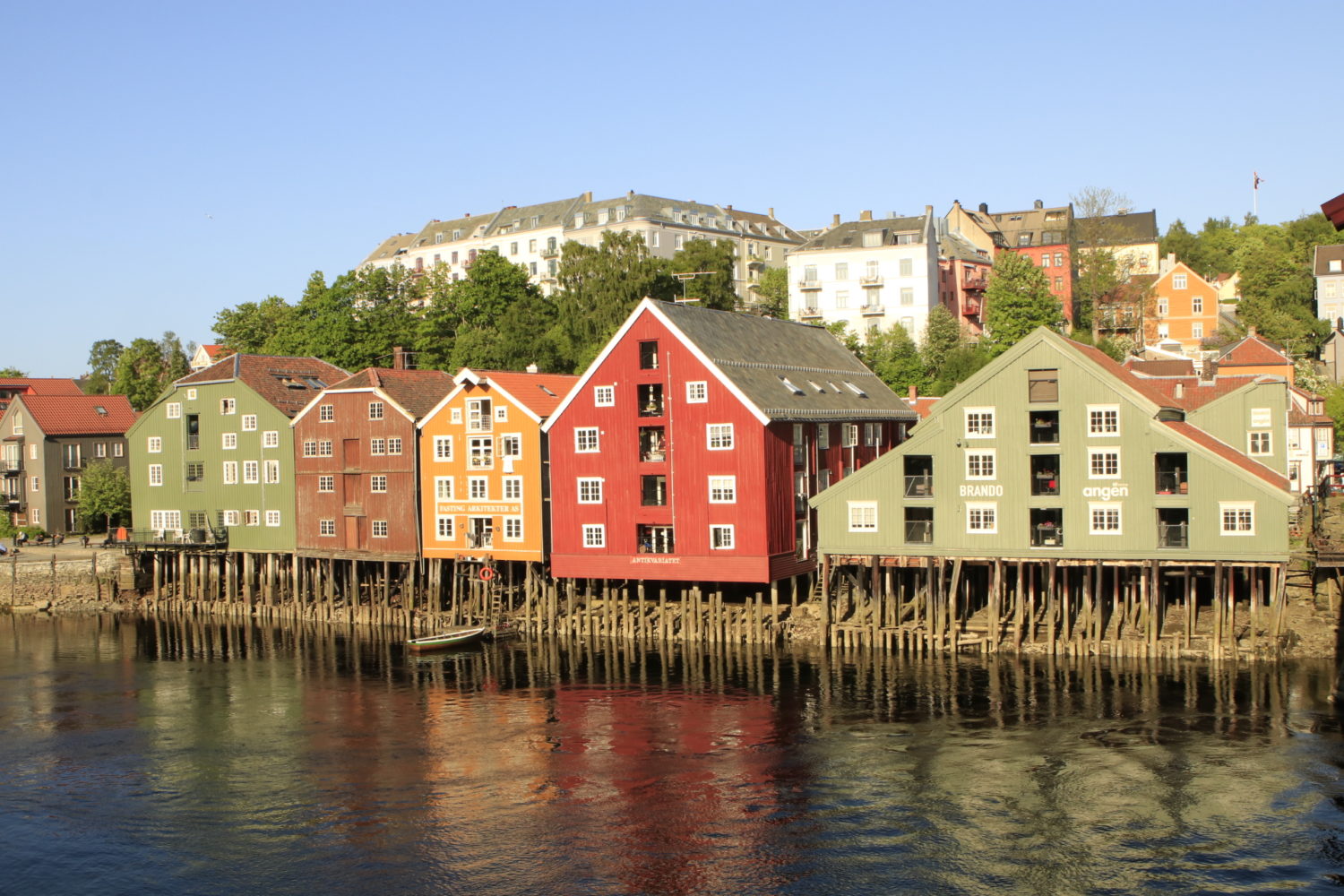 Lagerhäuser Trondheim ©Horst Reitz