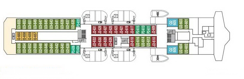 MS Polarlys Deck 6